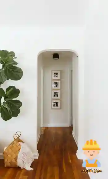 أعمال دهان من تنفيذ صباغ جابر الاحمد مع توزيع متناسق للألوان داخل المنزل