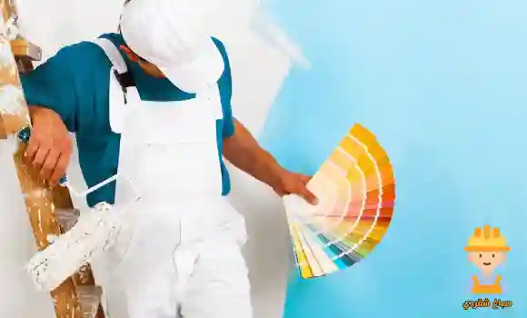 أعمال دهان من تنفيذ صباغ السالمية باستخدام دهانات عالية الجودة ولمسة احترافية